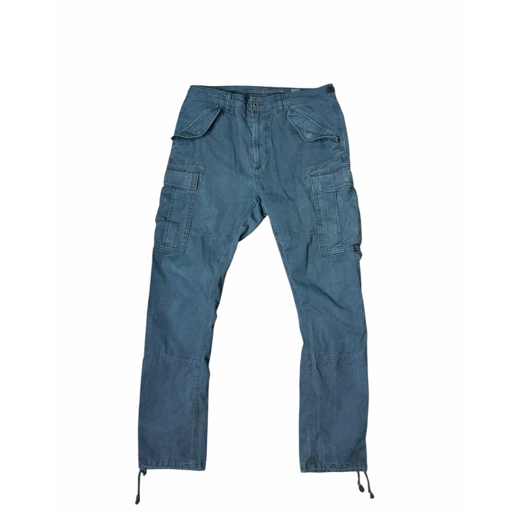 Polo Ralph Lauren Men's 32/32 Blue Cargo Classic Tapered Pants EUC